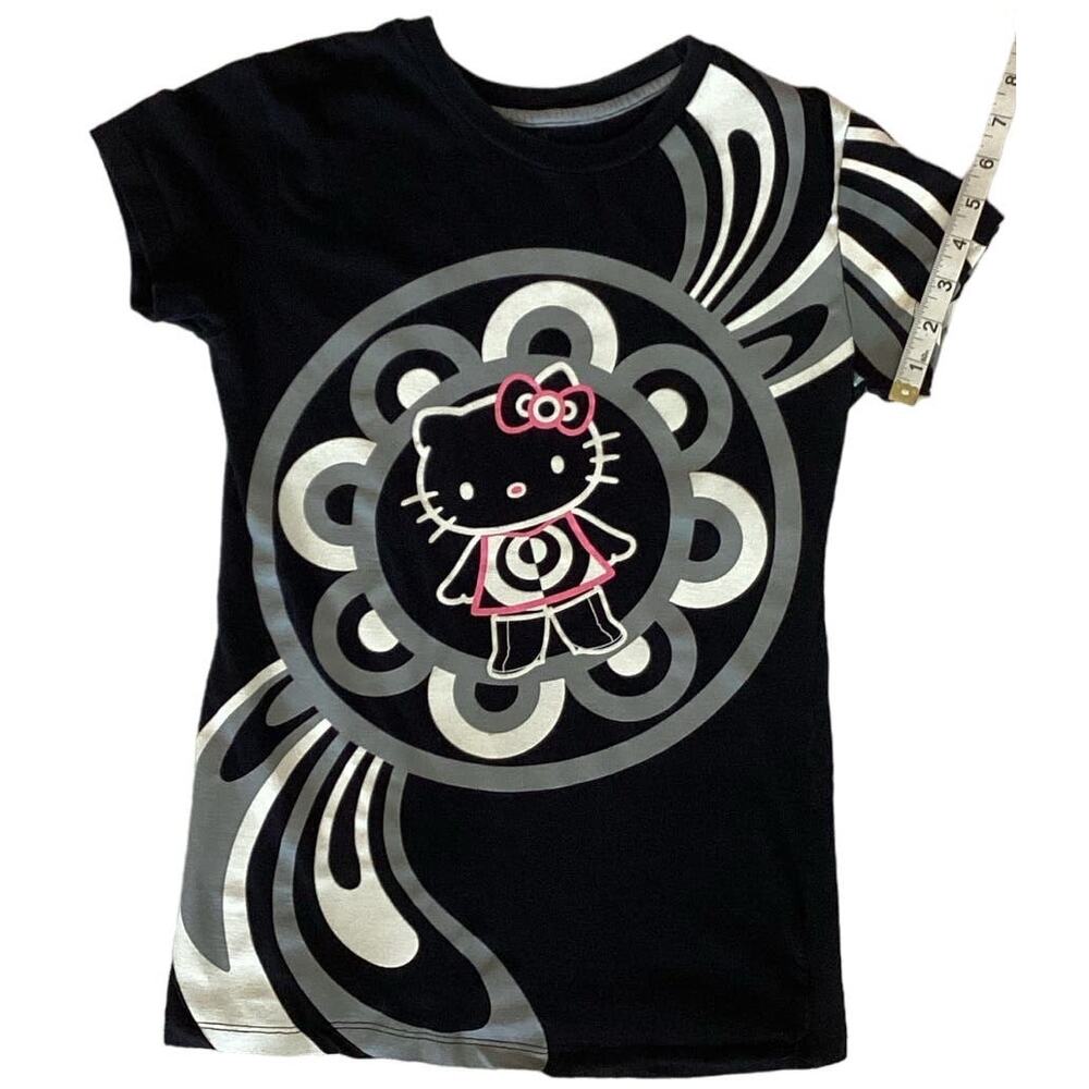 M.A.C. x Hello Kitty Womens T-Shirt Black 2 or S Limited Edition Rare Unique - Picture 11 of 12